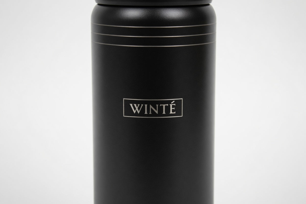 Winté Waterbottle - logo detail